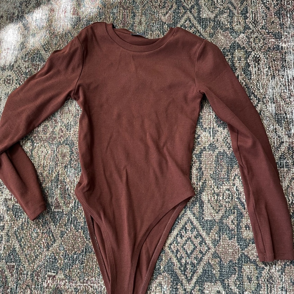 Zara ribbed bodysuit